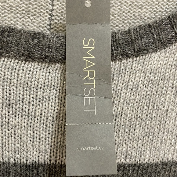 Smart Set striped long sleeve sweater (sz lg) - Picture 10 of 10
